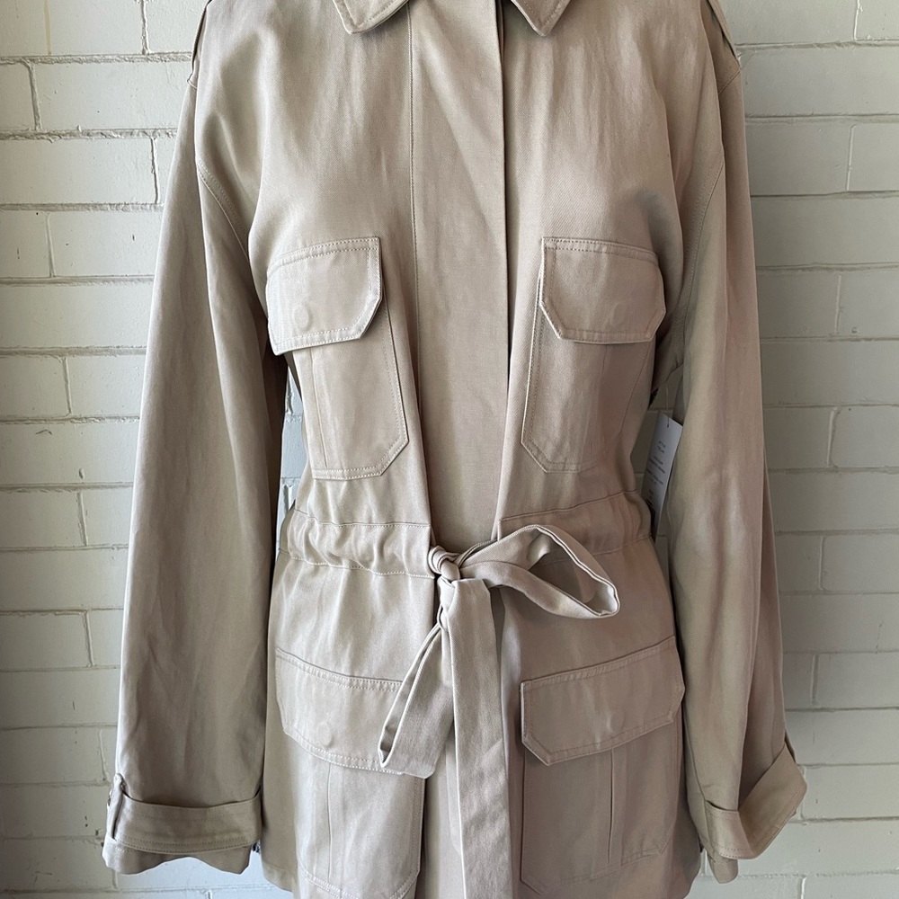 French Connection Mozart mixed Utility Jacket - Picture 4 of 11